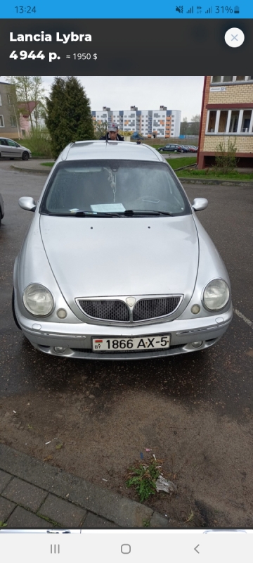 Lancia Lybra 2003 года в городе Фаниполь фото 1