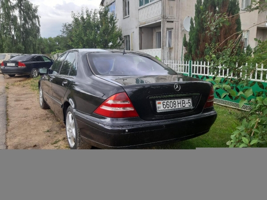 Mercedesbenz S-klass 2000 года в городе Минская область, Копыль фото 1