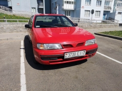 Nissan Almera 1997 года в городе Минсмк фото 1